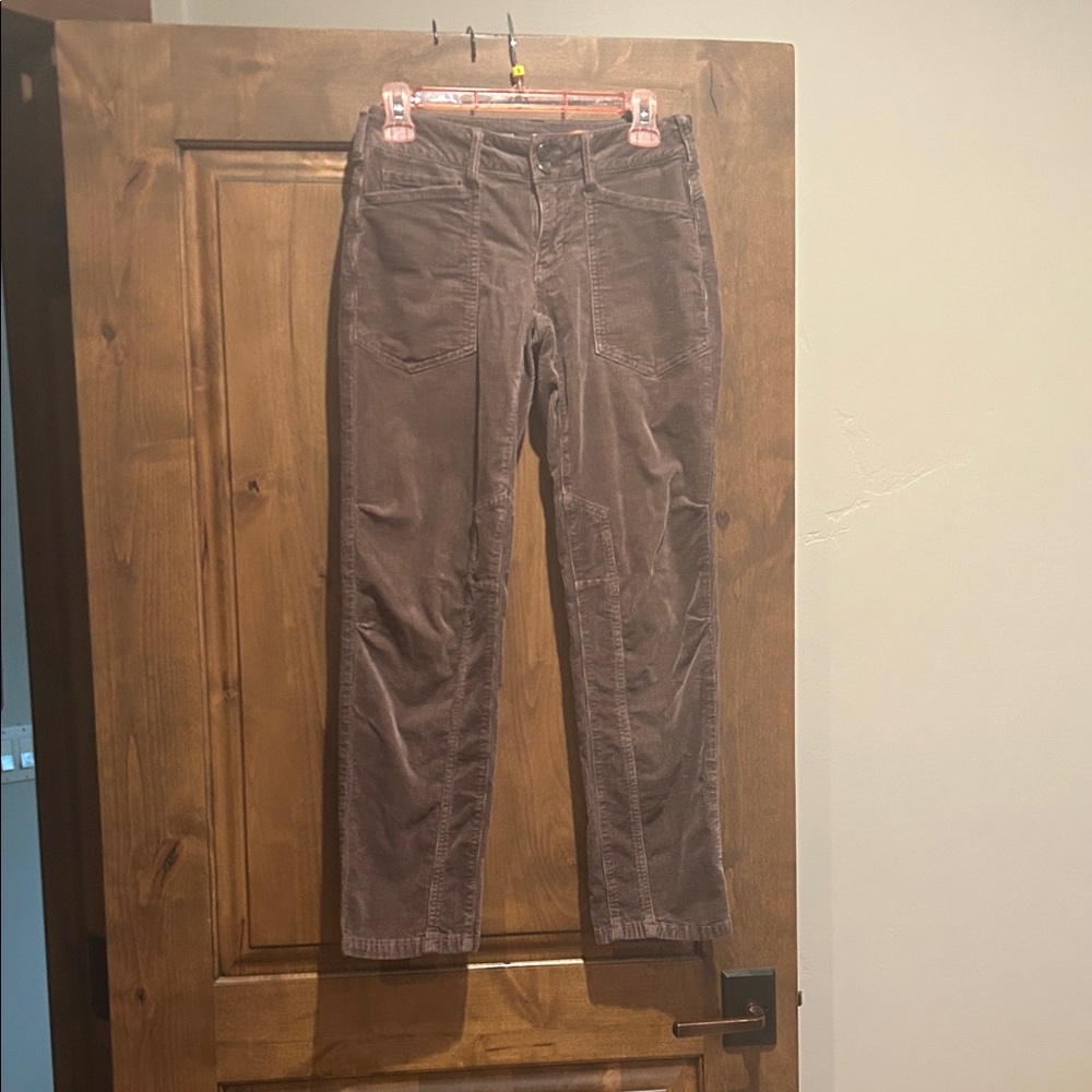 Pilcro low rise brown corduroy pants